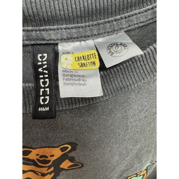 Grateful Dead Oversized Large Men Shirt Dancing Bears Turtles Skeleton Dopamine - Picture 4 of 5